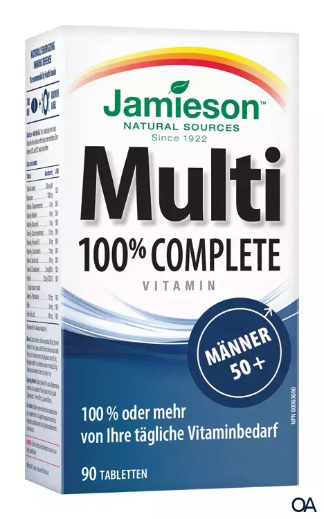 Jamieson Multi Complete Men 50+ Tabletten Jamieson Multi Complete Men 50+ Tabletten