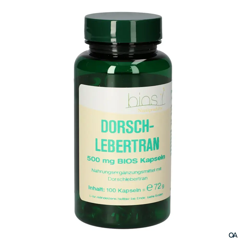 Bios Dorschlebertran 500 mg Kapseln
