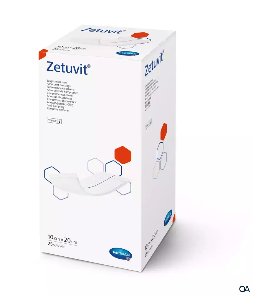 Zetuvit® sterile Saugkompressen 10 x 20 cm