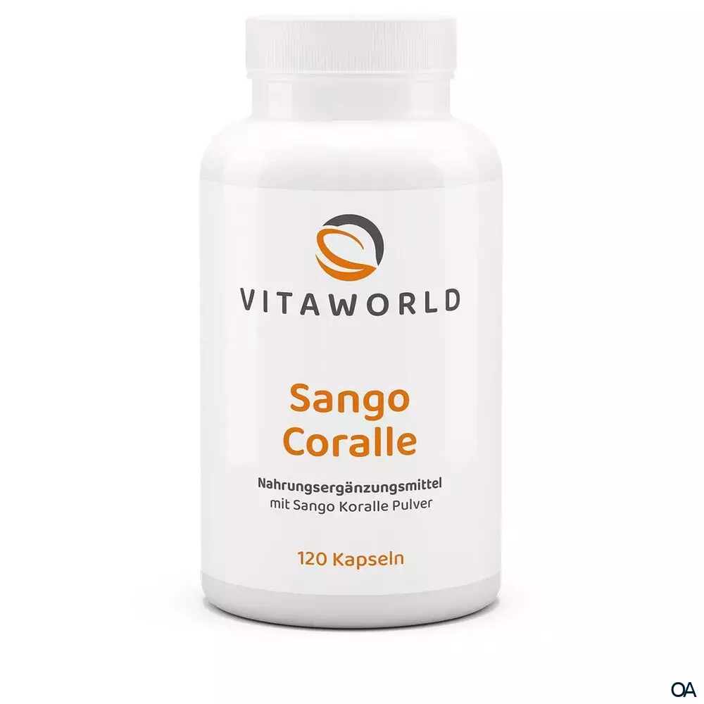 Vitaworld Sango-Coralle Calcium 500 mg Kapseln Vitaworld Sango-Coralle Calcium 500 mg Kapseln