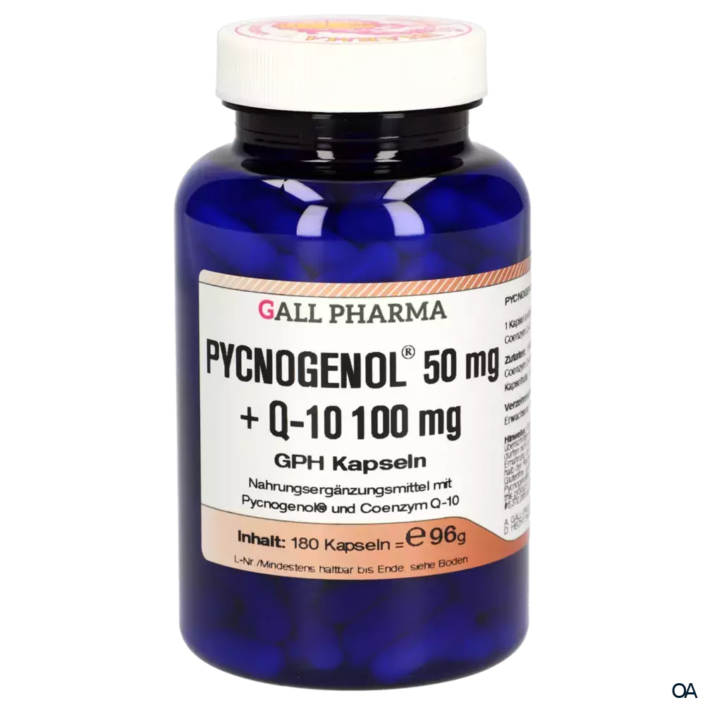 Gall Pharma Pycnogenol® 50 mg + Q10 100 mg Kapseln