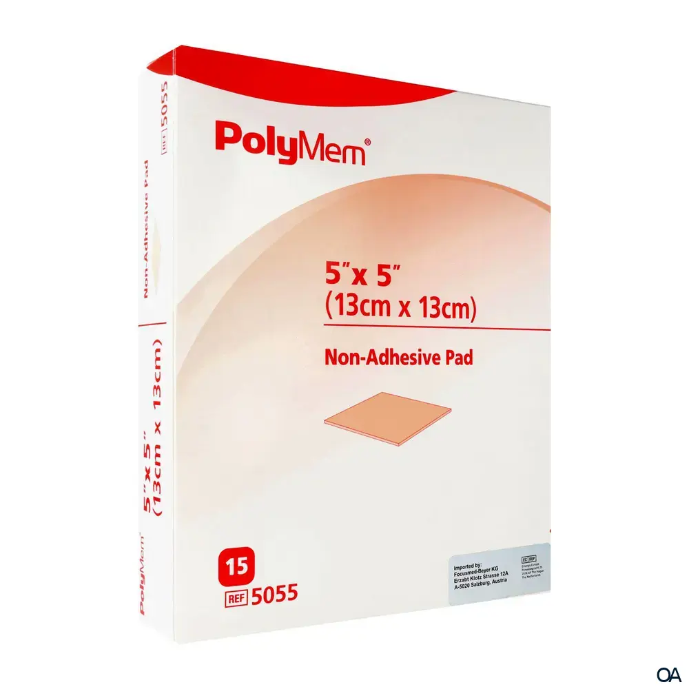 PolyMem® Non-Adhesive Pad - nicht haftender Verband steril, 13 x 13 cm