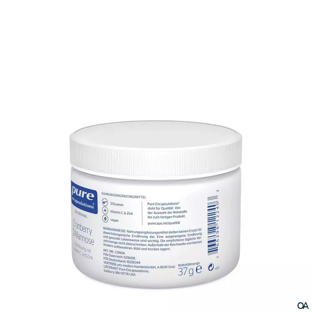 pure encapsulations® Cranberry D-Mannose pure encapsulations® Cranberry D-Mannose