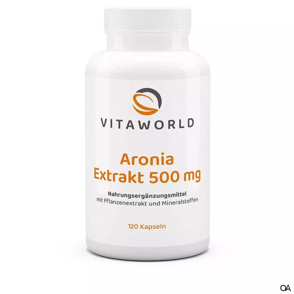 Vitaworld Aronia Extrakt 500 mg Kapseln Vitaworld Aronia Extrakt 500 mg Kapseln