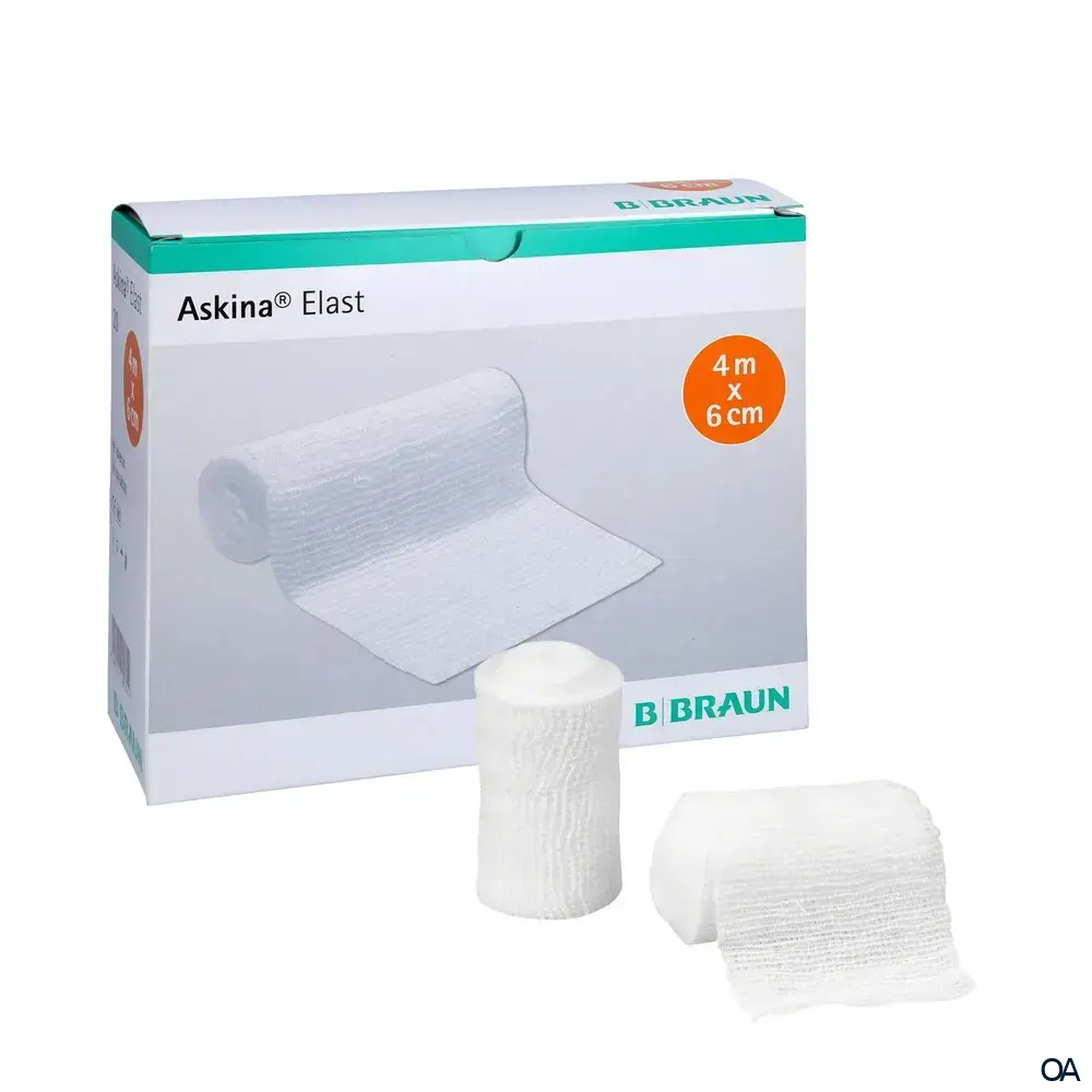 Askina® Elast Elastische Fixierbinde, 6 cm x 4 m