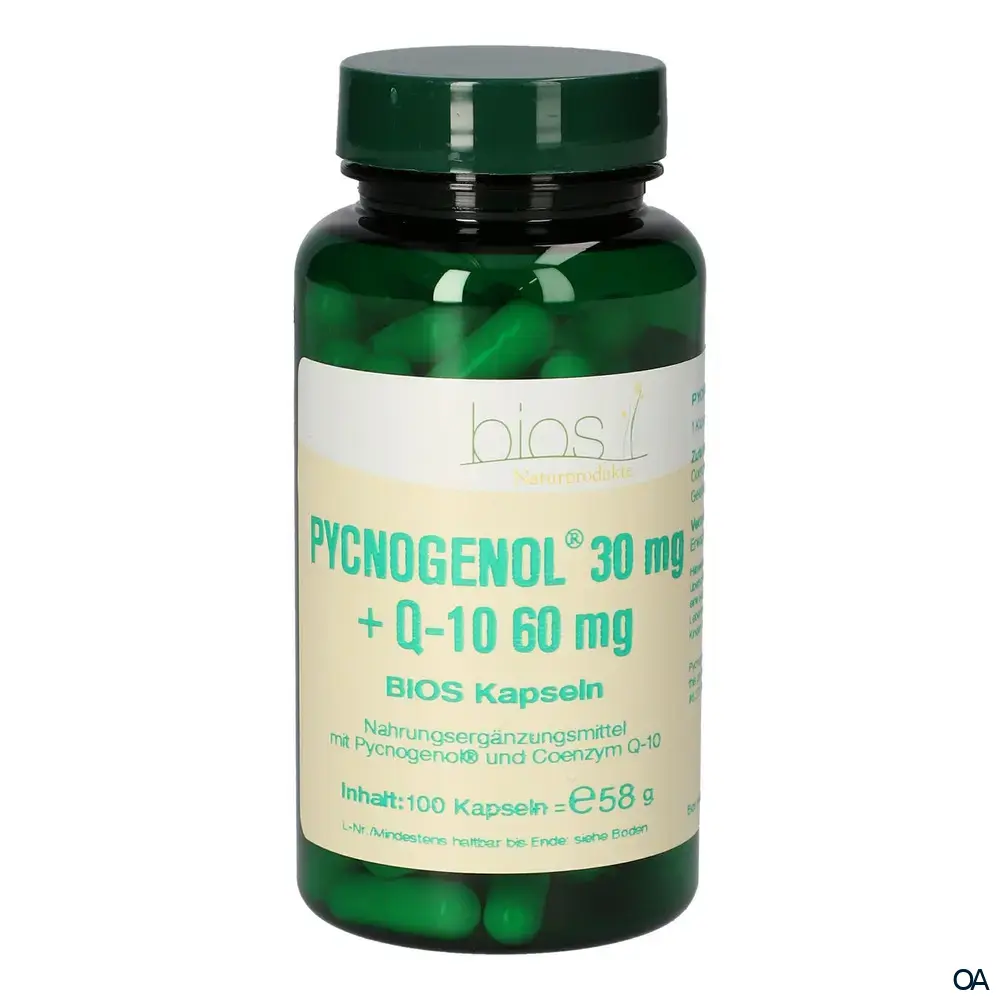 Bios Pycnogenol® 30 mg + Q-10 60 mg Kapseln