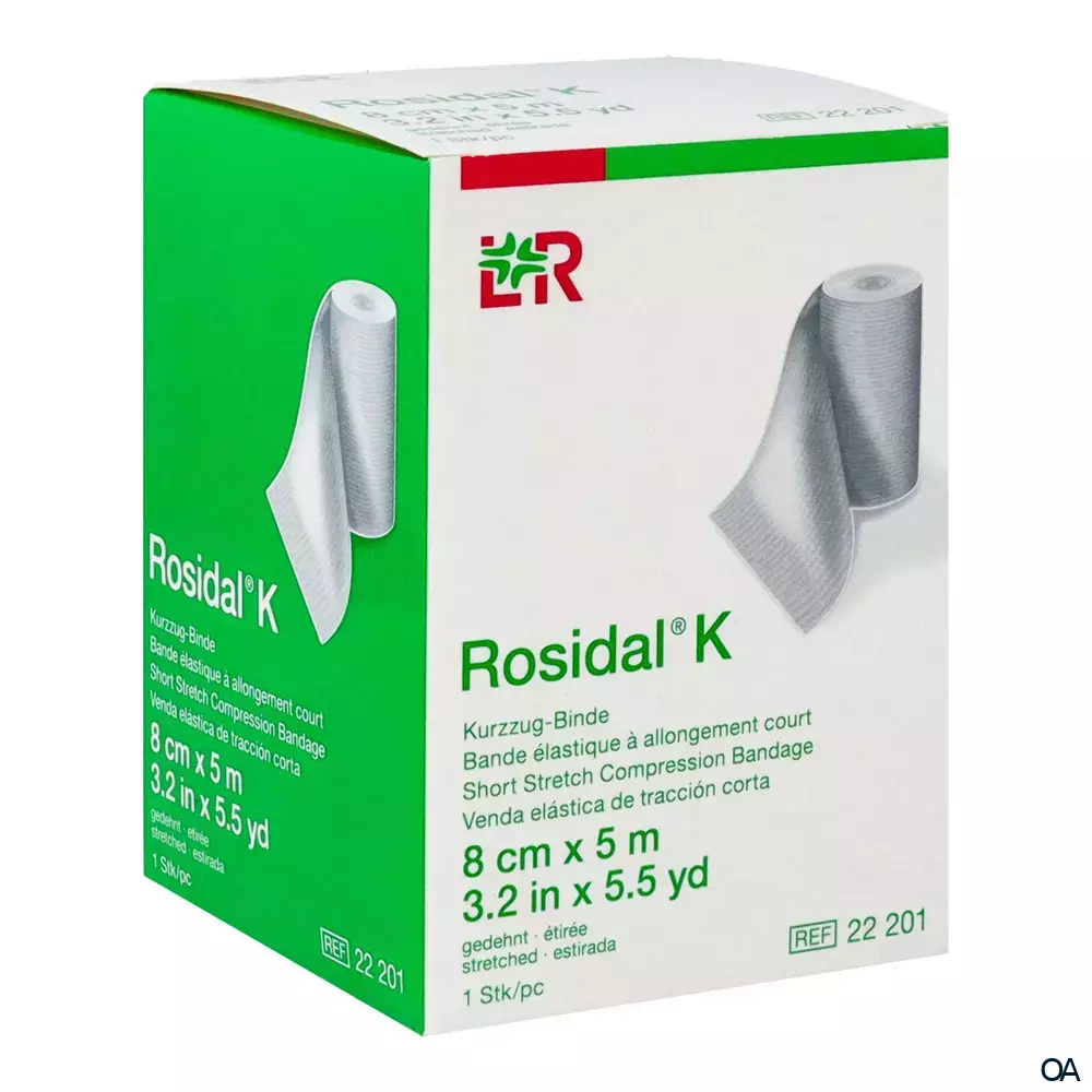 Rosidal® K (kräftig) Kurzzugbinde 8 cm x 5 m Rosidal® K (kräftig) Kurzzugbinde 8 cm x 5 m