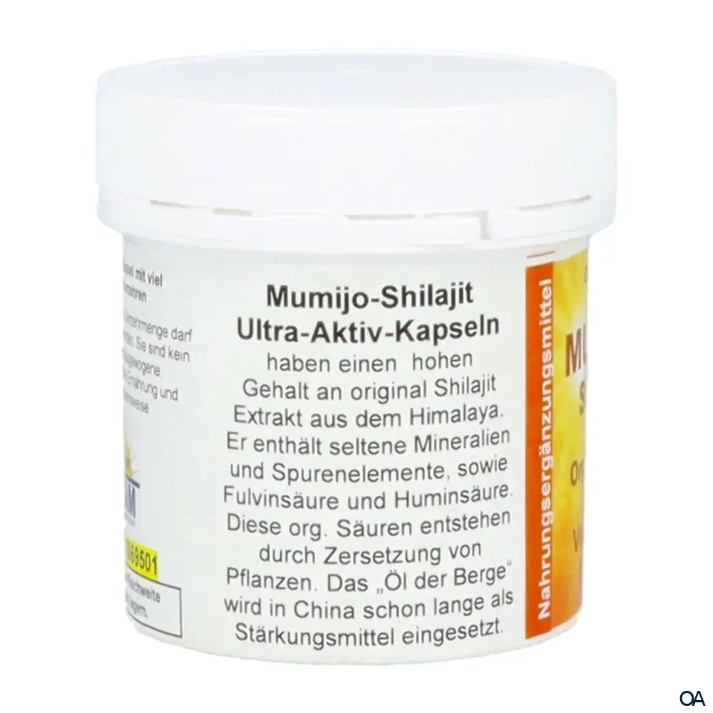 Novoform Pharma Mumijo Shilajit organische Vollextrakt Kapseln
