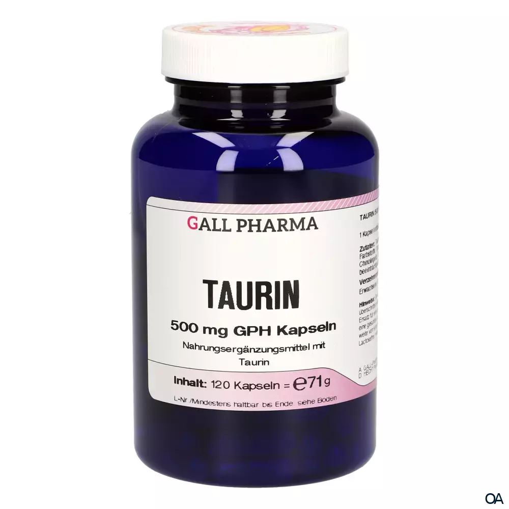 Gall Pharma Taurin 500 mg Kapseln