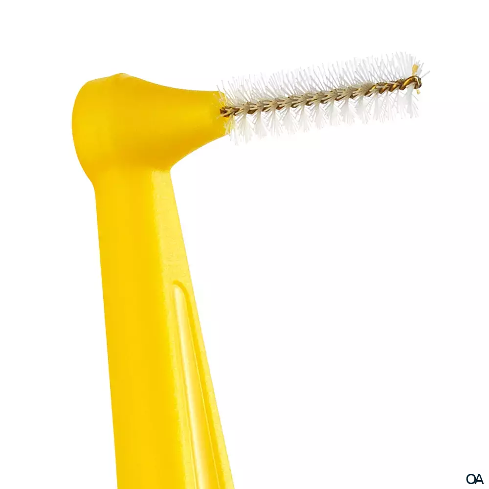 TePe Angle™ Interdentalbürste Gelb 0,7 mm TePe Angle™ Interdentalbürste Gelb 0,7 mm