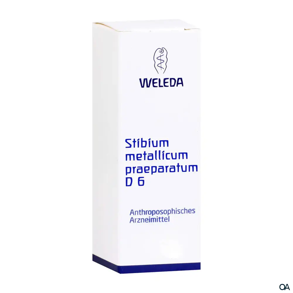Weleda Stibium metallicum praeparatum D6 Verreibung