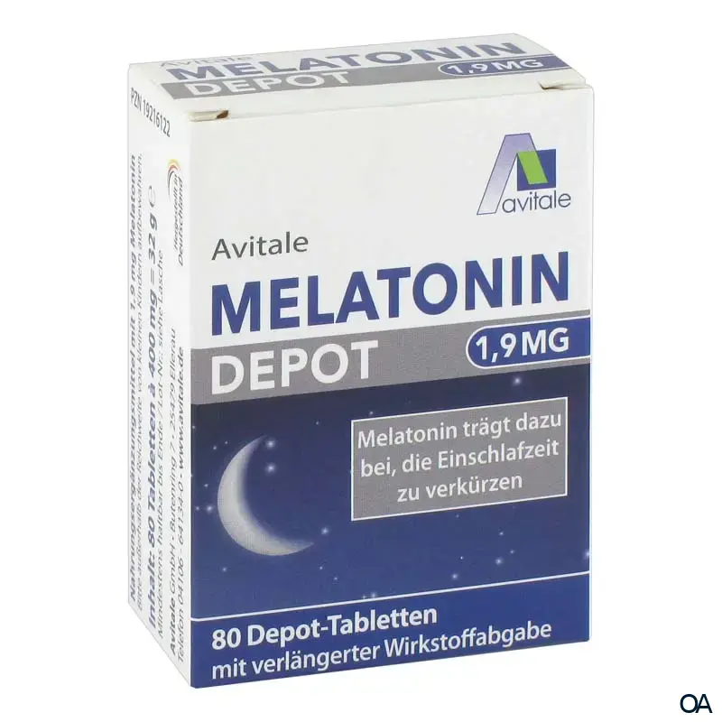 Avitale Melatonin 1,9 mg Depot-Tabletten