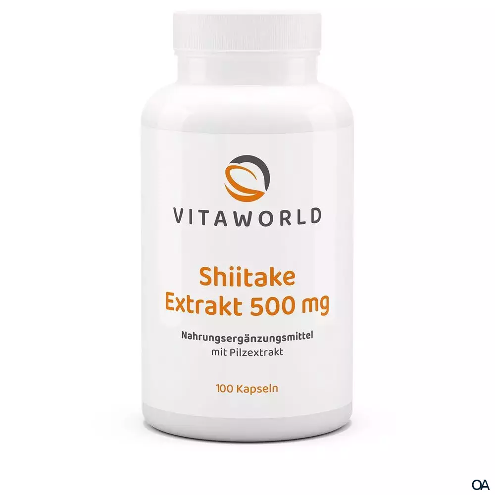 Vitaworld Shiitake Extrakt 500 mg Kapseln Vitaworld Shiitake Extrakt 500 mg Kapseln