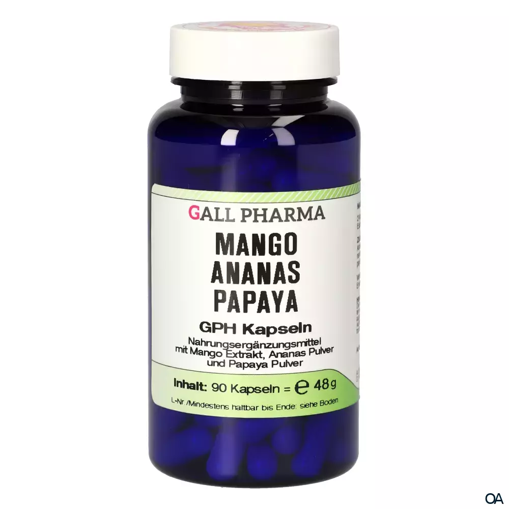 Gall Pharma Mango Ananas Papaya Kapseln Gall Pharma Mango Ananas Papaya Kapseln