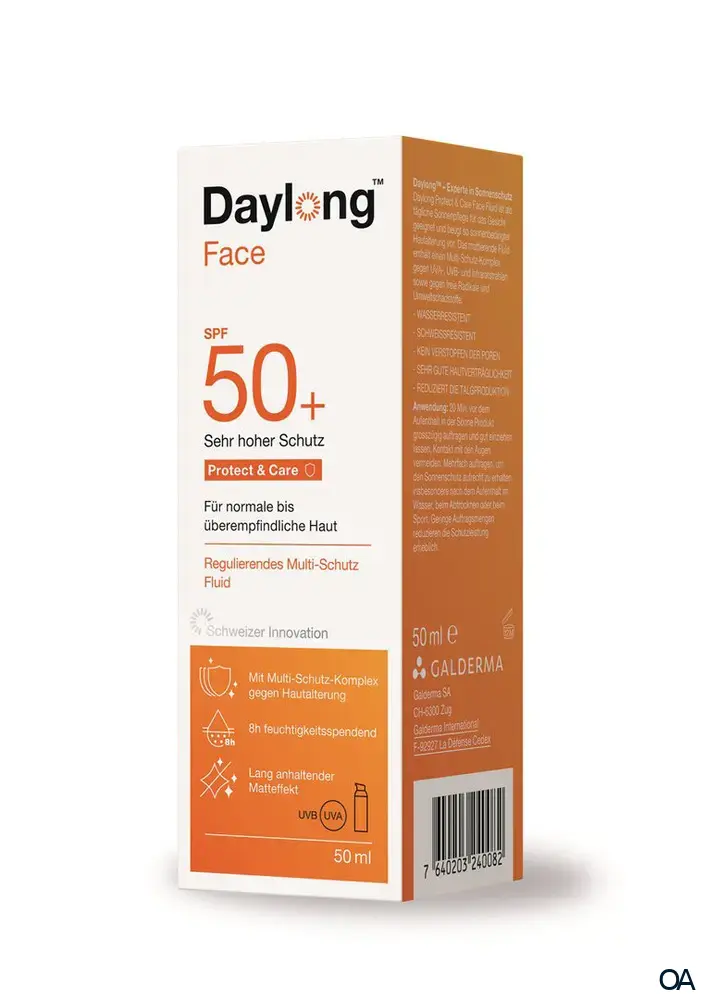 Daylong™ Protect & Care Face regulierendes Multi-Schutz Fluid SPF 50+ Daylong™ Protect & Care Face regulierendes Multi-Schutz Fluid SPF 50+