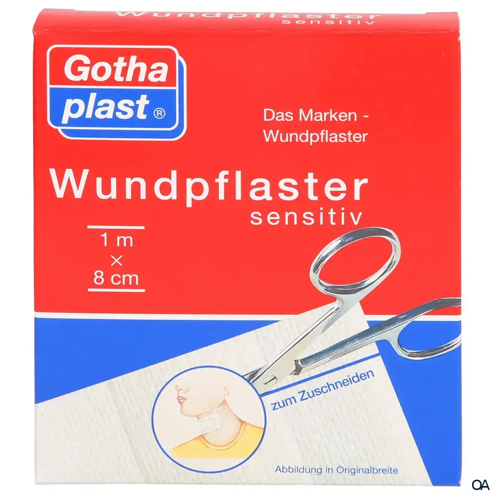 Gothaplast® Wundpflaster sensitiv, 1 m x 8 cm