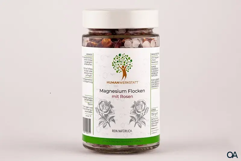Humanwerkstatt Magnesium Flocken mit Rosen