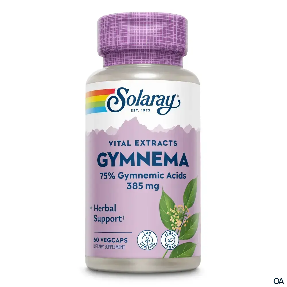 Solaray Gymnema Blattextrakt 385 mg Kapseln Solaray Gymnema Blattextrakt 385 mg Kapseln