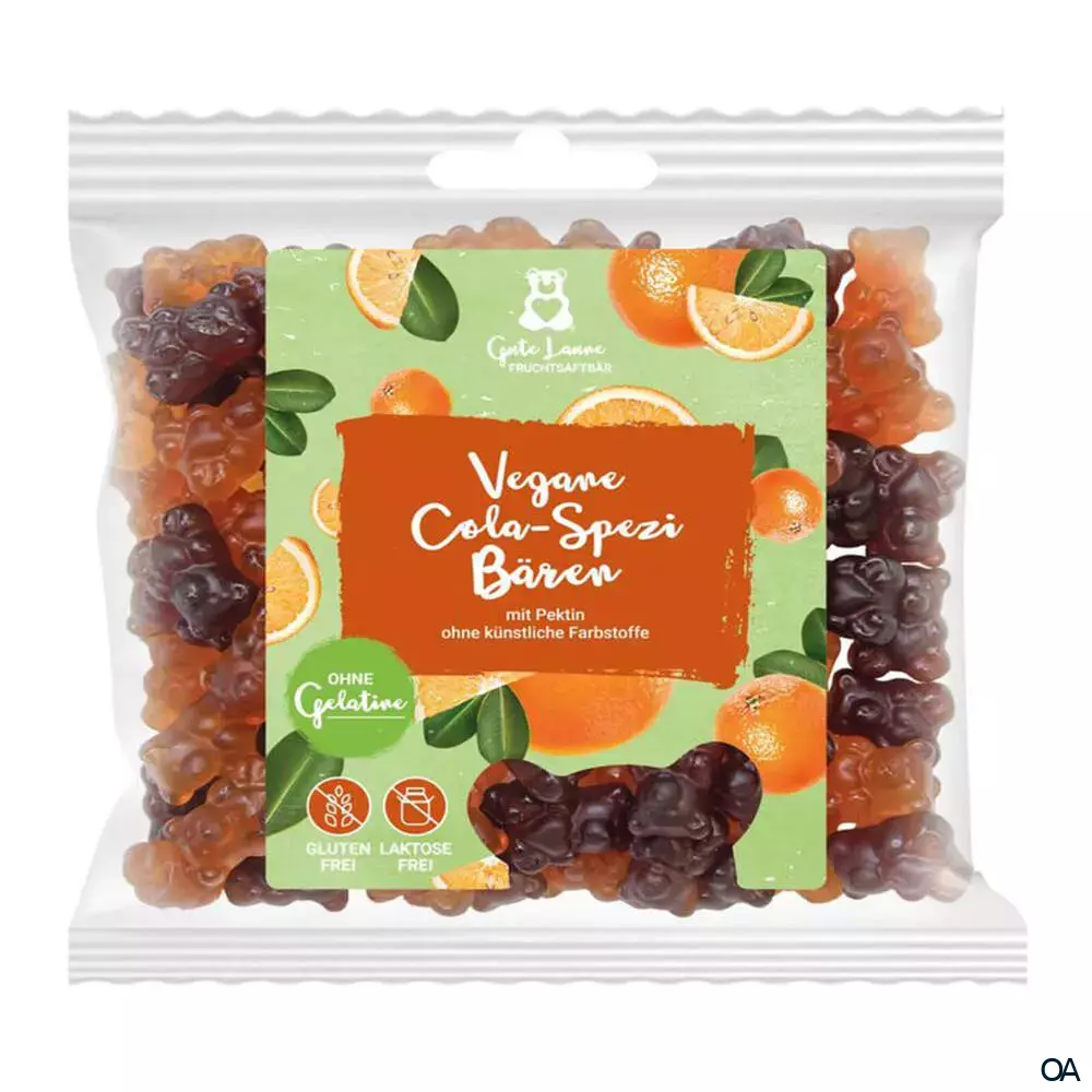 Naschlabor Fruchtgummi Vegane Cola-Spezi Bären Naschlabor Fruchtgummi Vegane Cola-Spezi Bären