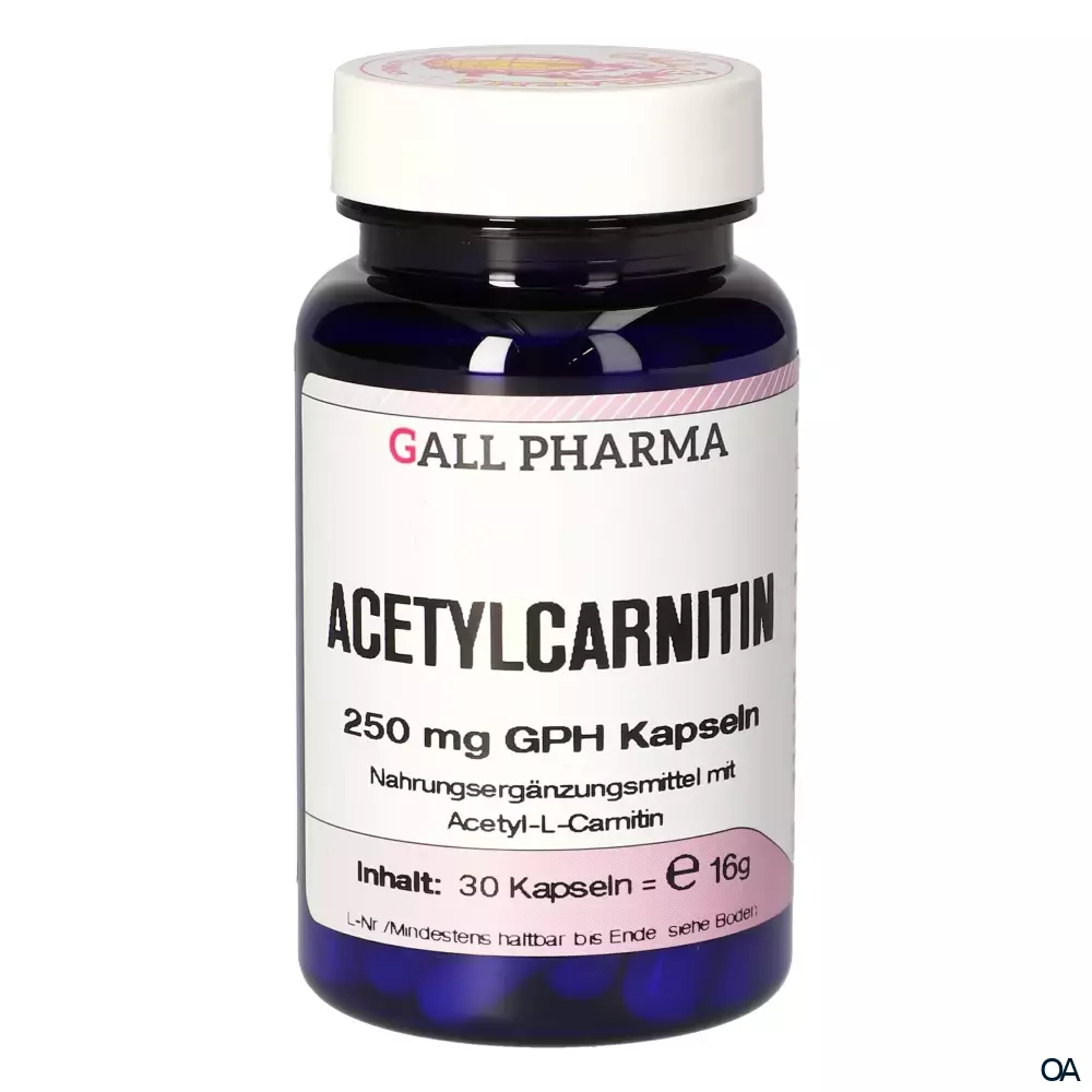 Gall Pharma Acetylcarnitin 250 mg Kapseln Gall Pharma Acetylcarnitin 250 mg Kapseln