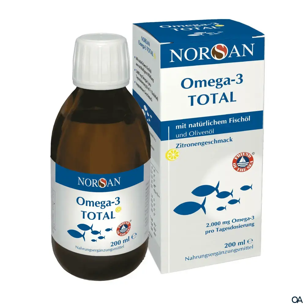Norsan Omega 3 Total Fischöl Zitrone