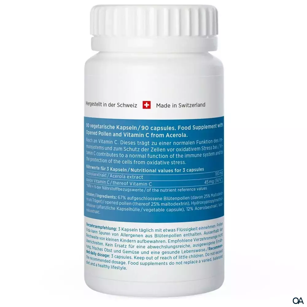 Kingnature Pollen Vida Kapseln Kingnature Pollen Vida Kapseln