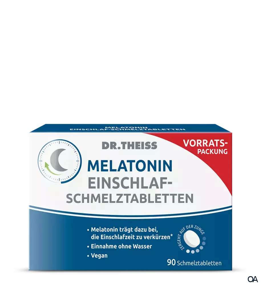 DR. THEISS Melatonin Einschlaf-Schmelztabletten