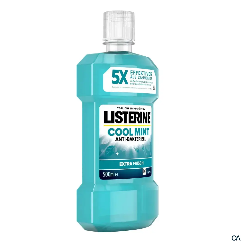 Listerine Cool Mint Geschmack Mundspüllösung Listerine Cool Mint Geschmack Mundspüllösung