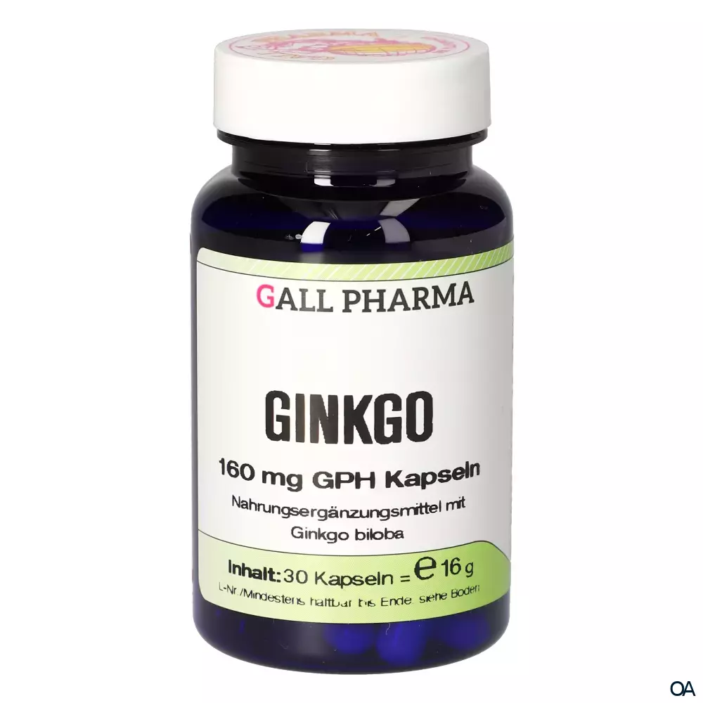 Gall Pharma Ginkgo 160 mg Kapseln Gall Pharma Ginkgo 160 mg Kapseln