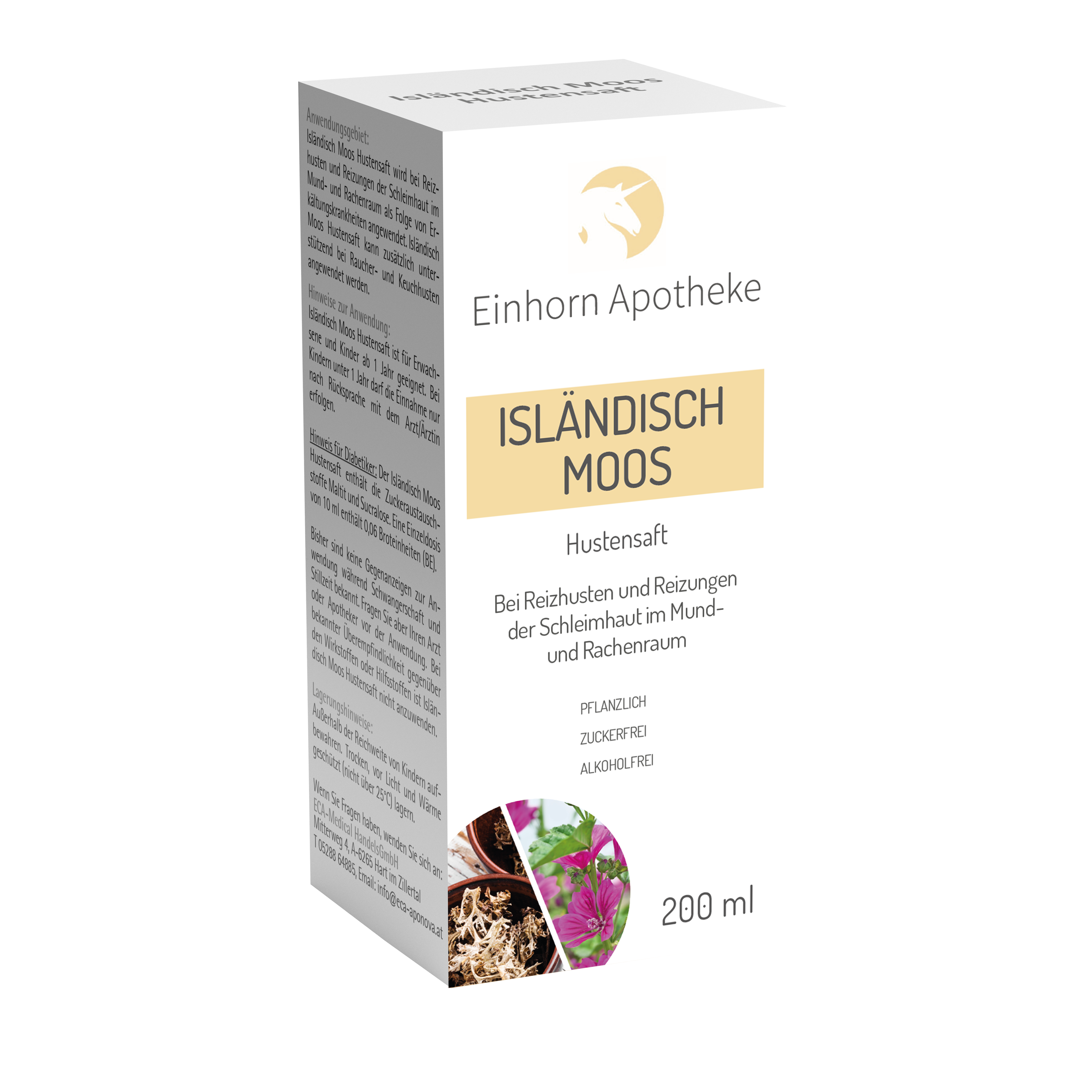 ISLÄNDISCH MOOS HUSTENSAFT EINHORN ISLÄNDISCH MOOS HUSTENSAFT EINHORN