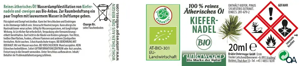 Unterweger Bio Kiefernnadelöl