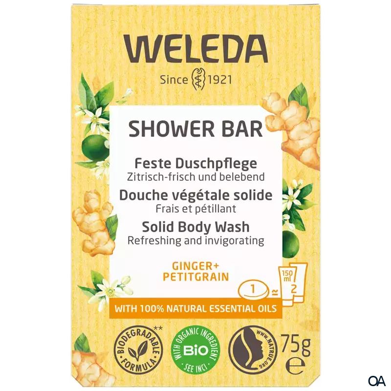 Weleda Feste Duschpflege Ginger + Petitgrain