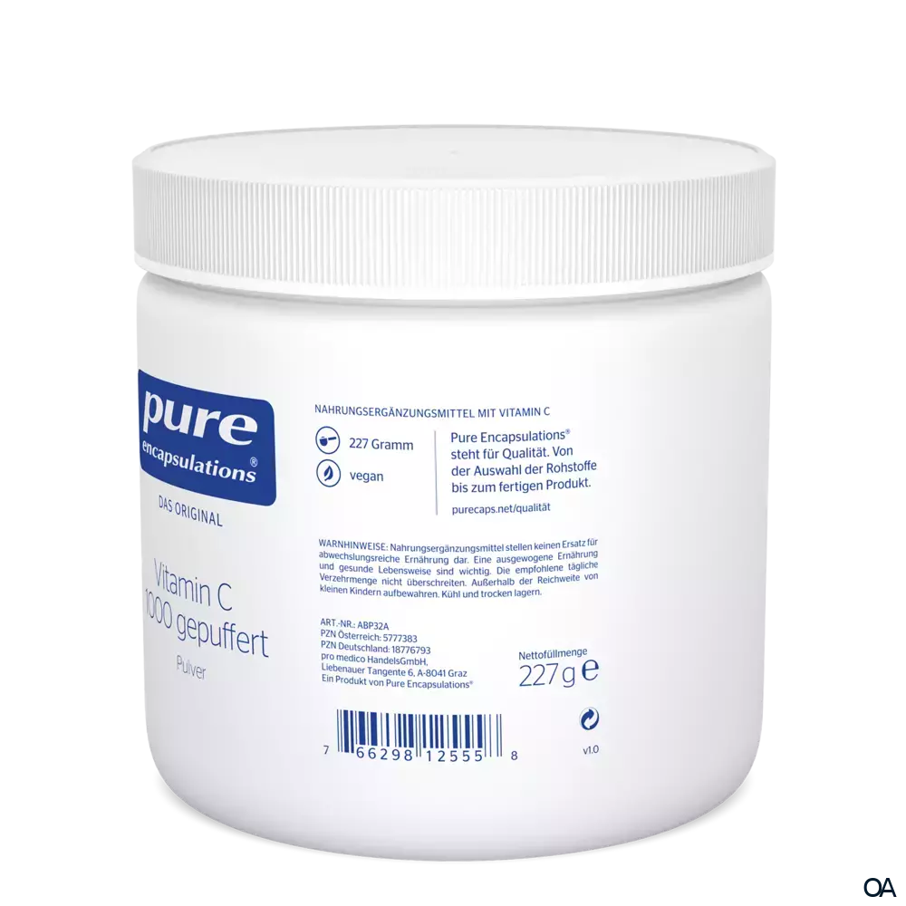 pure encapsulations® Vitamin C 1000 gepuffert Pulver