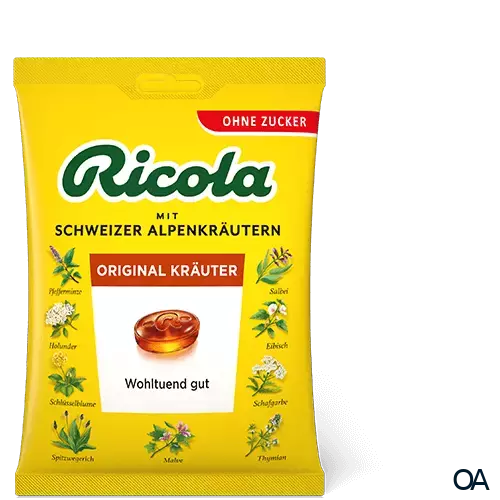 Ricola Original Kräuter Bonbons Zuckerfrei Beutel