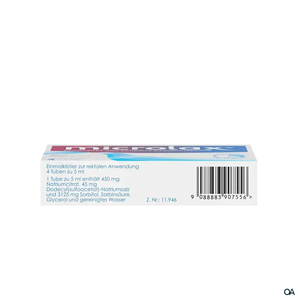 Microlax® Microklistier 5ml Microlax® Microklistier 5ml