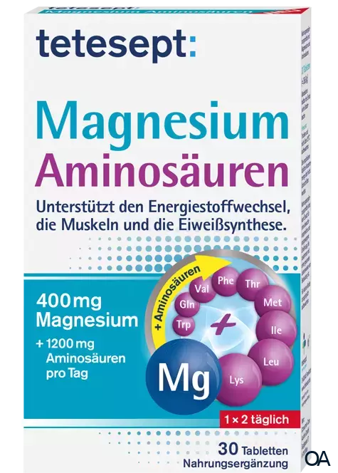 tetesept Magnesium Aminosäuren Tabletten tetesept Magnesium Aminosäuren Tabletten
