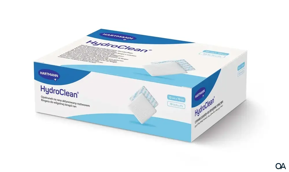 HydroClean® hydroaktive Wundauflagen steril, 10 x 10 cm