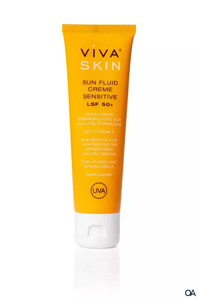 Viva Skin Sun Fluid Creme Sensitive LSF 50+ unparfümiert