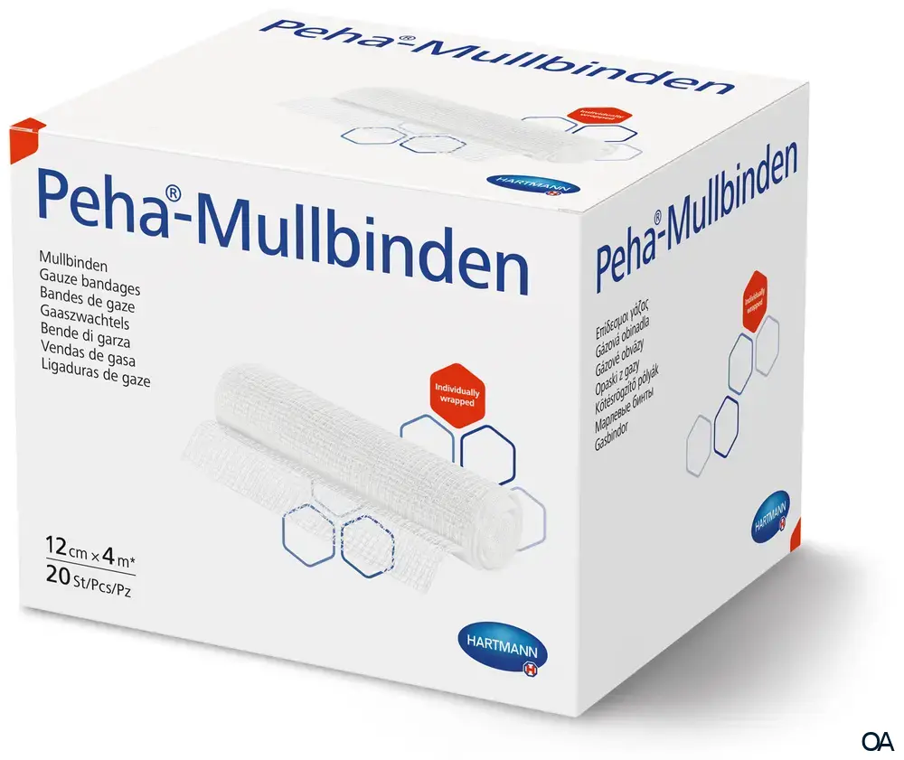 Peha® Mullbinden 12 cm x 4 m