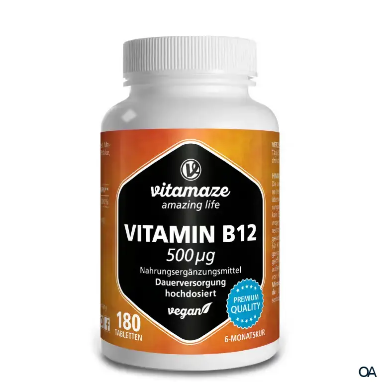 Vitamaze Vitamin B12 500 mcg Tabletten