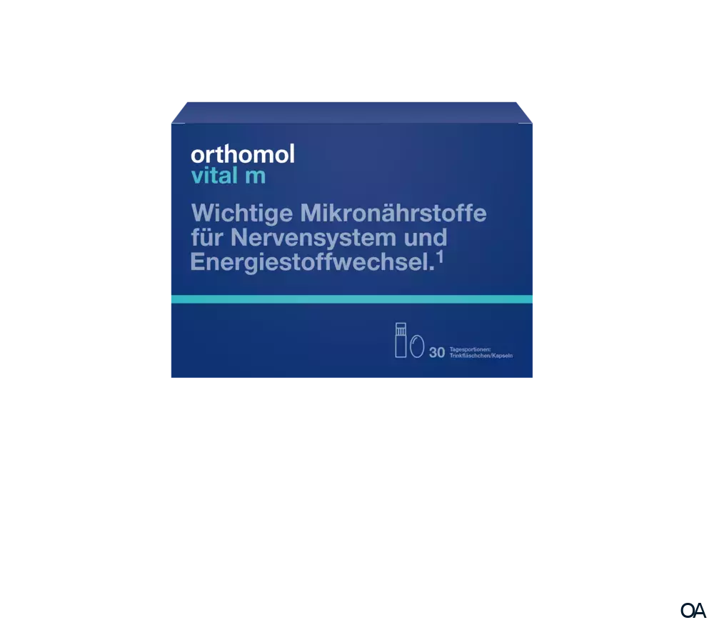 Orthomol Vital M Trinkfläschchen + Kapseln Orthomol Vital M Trinkfläschchen + Kapseln