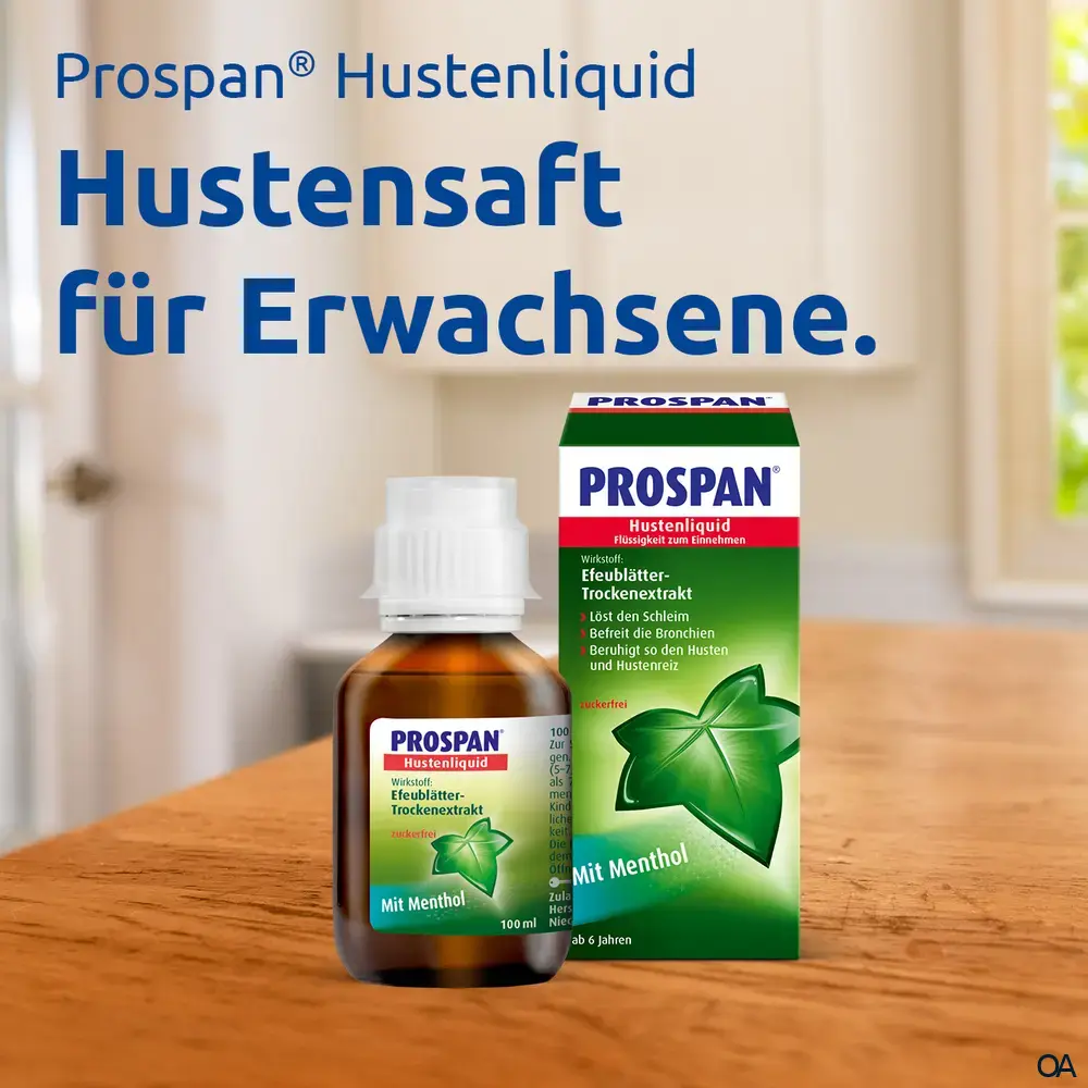 Prospan® Hustenliquid Flasche – Flüssigkeit zum Einnehmen Prospan® Hustenliquid Flasche – Flüssigkeit zum Einnehmen