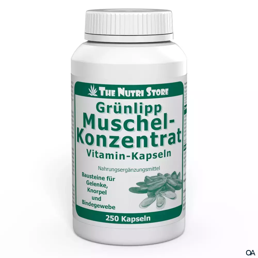 The Nutri Store Grünlipp Muschelkonzentrat Vitamin Kapseln The Nutri Store Grünlipp Muschelkonzentrat Vitamin Kapseln