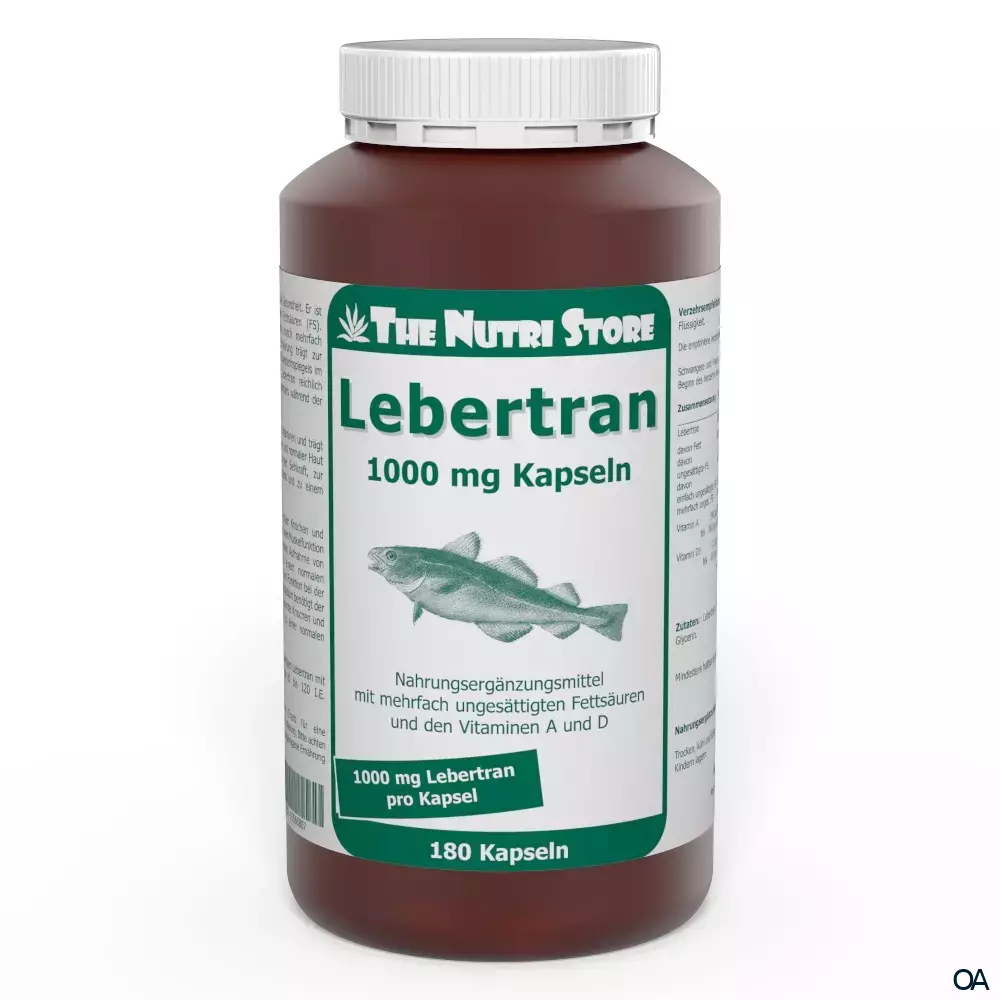 The Nutri Store Lebertran 1000 mg Kapseln The Nutri Store Lebertran 1000 mg Kapseln