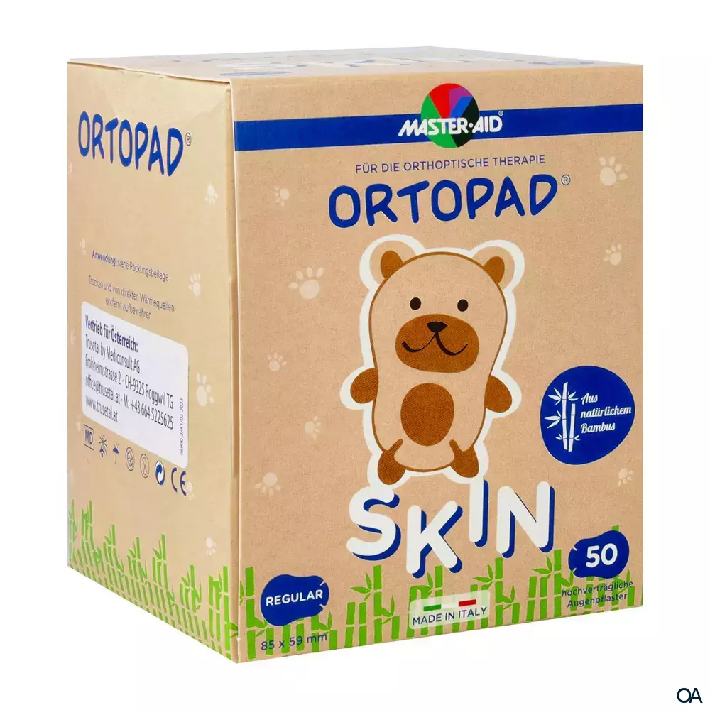 ORTOPAD® Skin Augenokklusionspflaster Beige Regular 85 x 59 mm