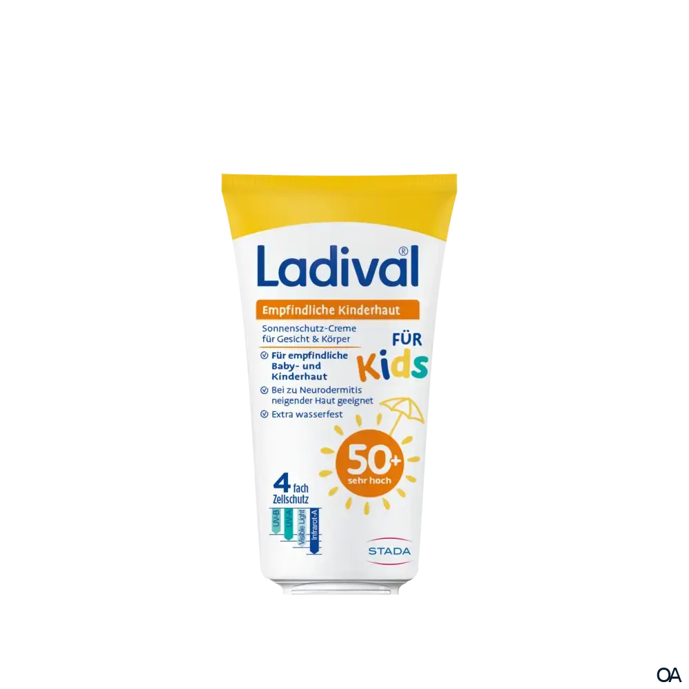Ladival® Empfindliche Kinderhaut Sonnenschutz-Creme Gesicht & Körper LSF 50 +