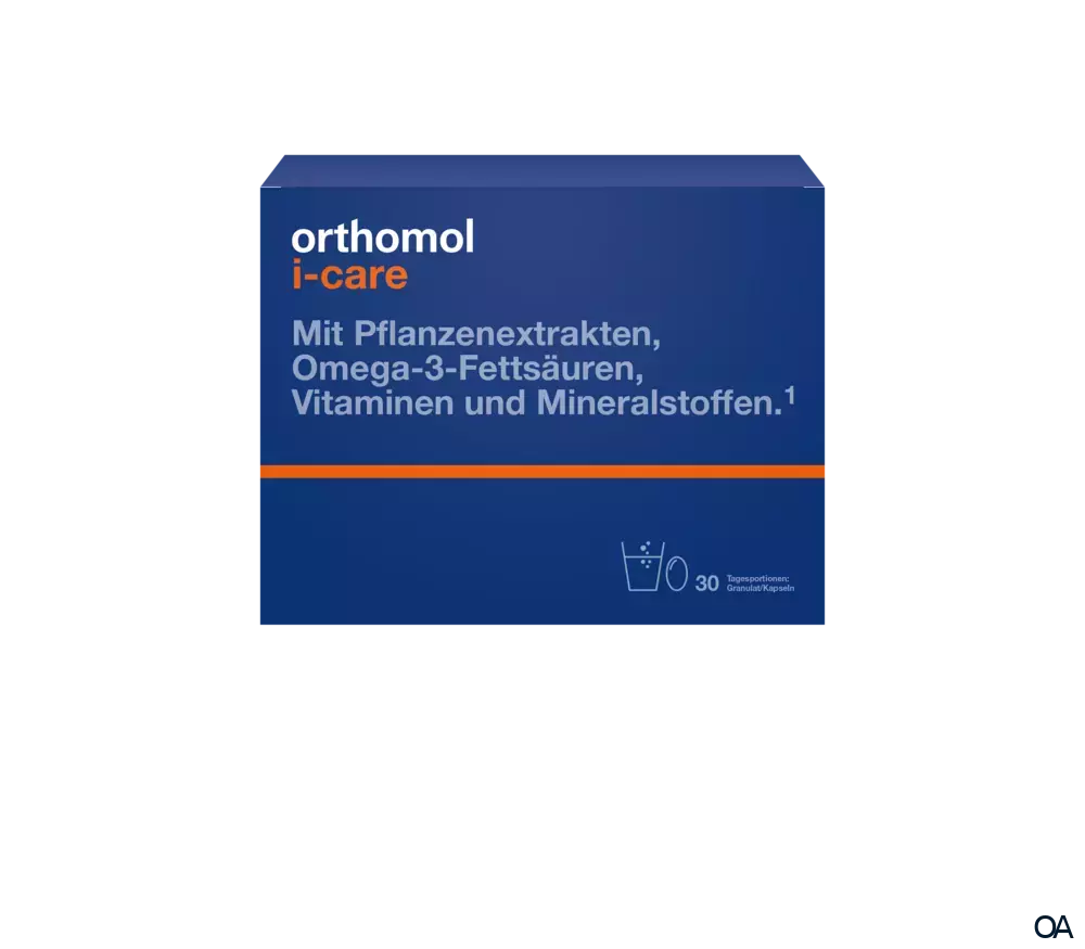 Orthomol i-CAre Granulat + Kapseln Orthomol i-CAre Granulat + Kapseln