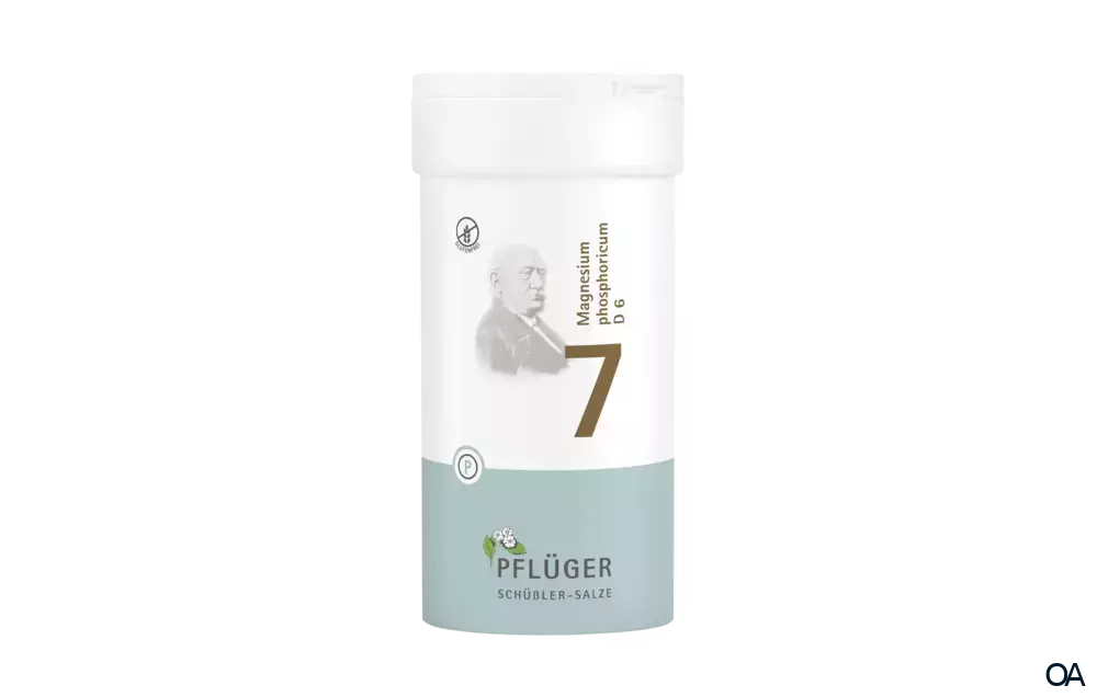 BIOCHEMIE PFLÜGER® Nr. 7 Magnesium phosphoricum D 6 Tabletten BIOCHEMIE PFLÜGER® Nr. 7 Magnesium phosphoricum D 6 Tabletten