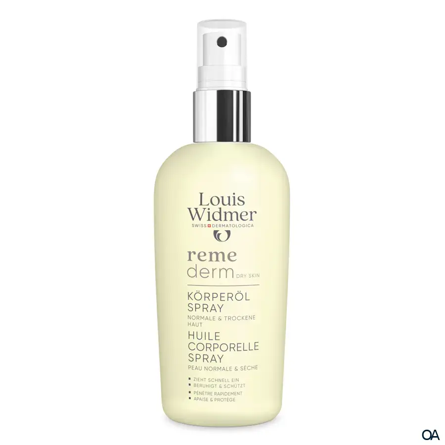 Louis Widmer remederm Körperöl Spray - leicht parfümiert Louis Widmer remederm Körperöl Spray - leicht parfümiert