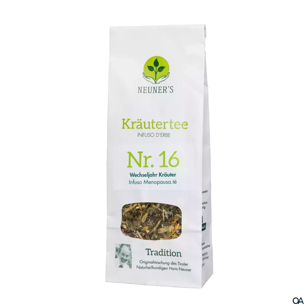 Neuner´s Tradition Kräutertee Nr. 16 - Wechseljahr Kräuter Neuner´s Tradition Kräutertee Nr. 16 - Wechseljahr Kräuter